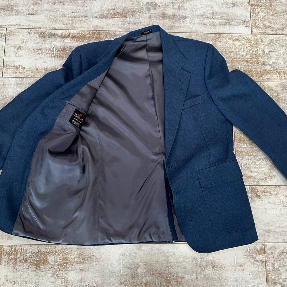 Mens diBenedetto Navy Blue Sport Coat/Blazer